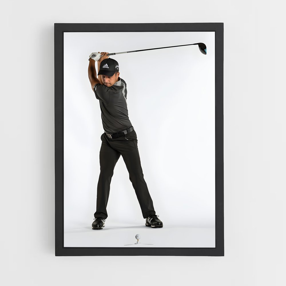 Poster Xander schauffele golf (vue 2)